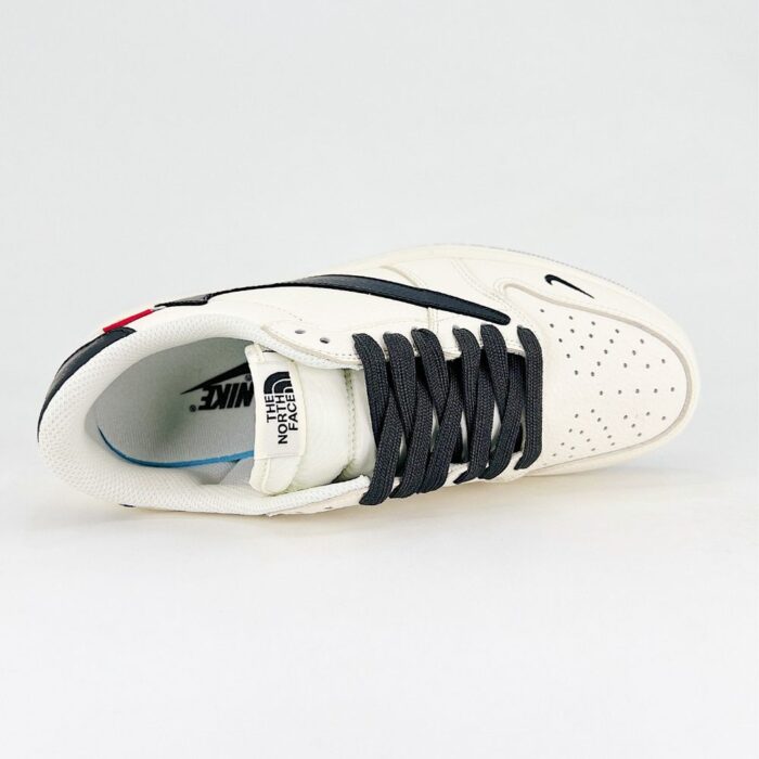 NIKE X SUPREME X THE NORTH FACE THREE PARTY BARB SNEAKERS BLACK WHITE - Image 4