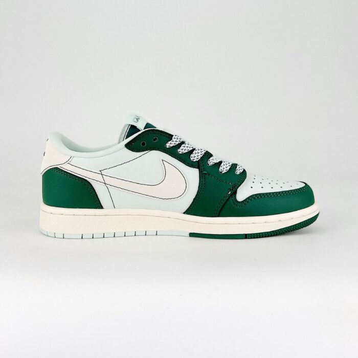 NIKE AIR JORDAN 1 LOW X TRAVIS SCOTT X GUCCI TS JOINT BARB SNEAKERS GREEN - Image 4