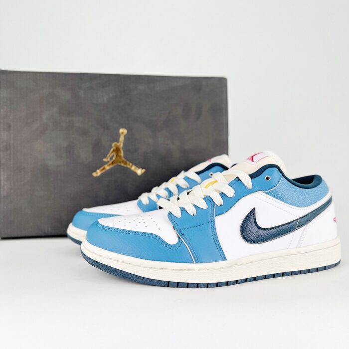 NIKE AIR JORDAN 1 LOW SE MEN SHOES ARMORY NAVY - Image 2