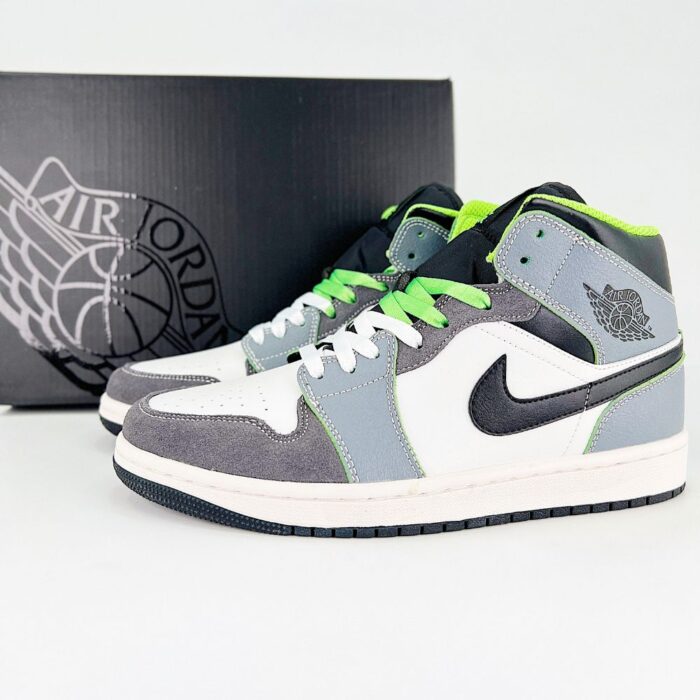 NIKE AIR JORDAN 1 MID SE IRON GRAY HQ3829 001 - Image 2