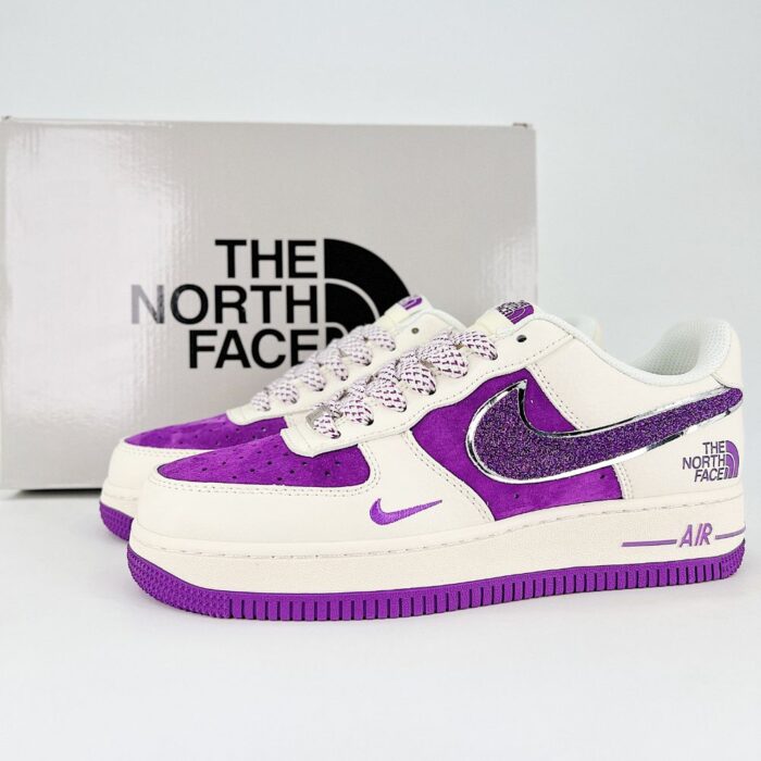 NIKE AIR FORCE 1 LOW X THE NORTH FACE PURPLE - Image 2