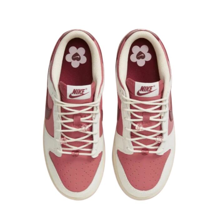 NIKE DUNK LOW VALENTINE’S DAY PINK WHITE HF0736 161 - Image 3