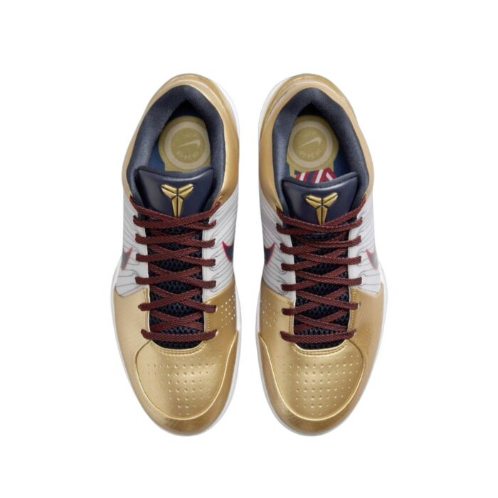 NIKE KOBE 4 PROTRO GOLD MEDAL FQ3544 100 - Image 4