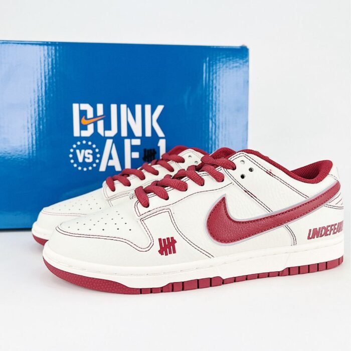 NIKE DUNK SB LOW X UNDEFEATED RED WHITE - Image 2