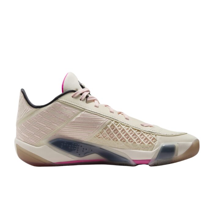 NIKE AIR JORDAN 38 LOW FRESH START COCONUT MILK ATMOSPHERE HYPER PINK BLACK FD2326 100 - Image 2