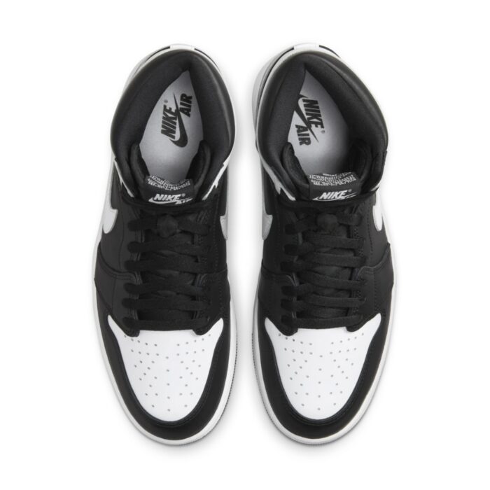 NIKE AIR JORDAN 1 HIGH OG WHITE BLACK DZ5485 010 - Image 3