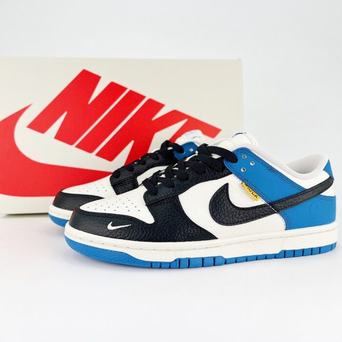 NIKE SB DUNK LOW X FRAGMENT DESIGN WHITE BLACK BLUE HOOK CY5979 110 - Image 2