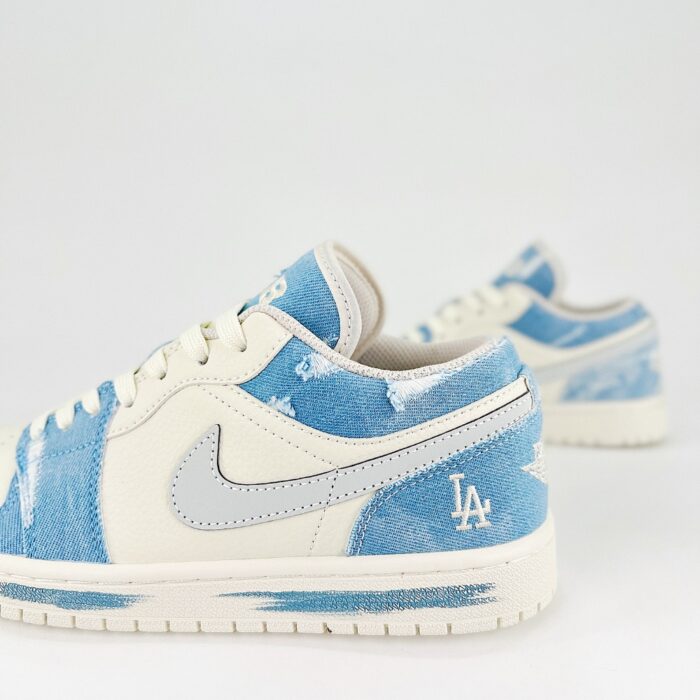 NIKE AIR JORDAN 1 LOW X LA DODGERSE OG SP WHITE BLUE - Image 3