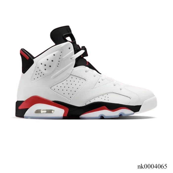 AJ 6 White/Fire Red 2025 Shoes Sneakers – nk0004065