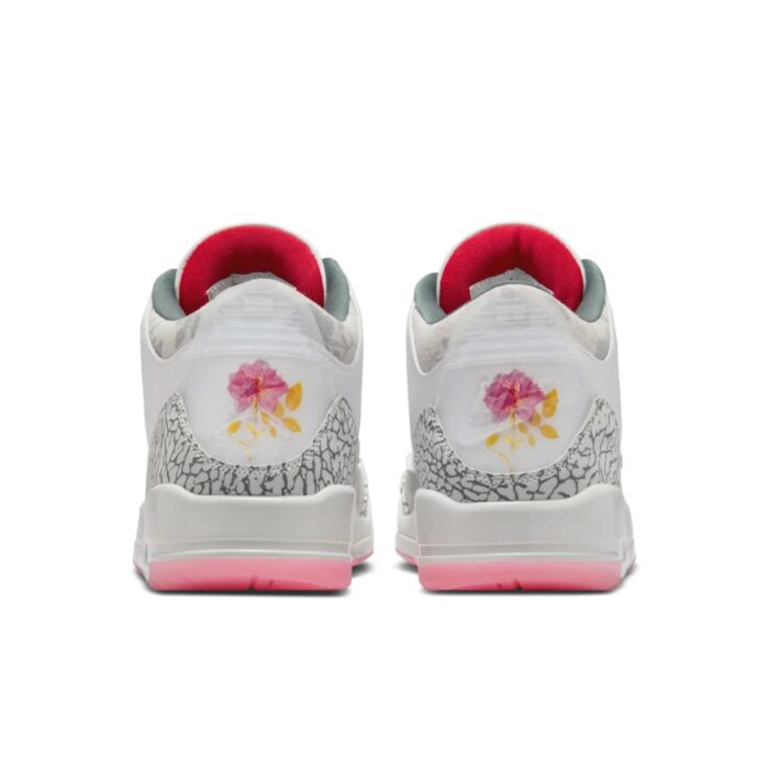 NIKE AIR JORDAN 3 WINGS WHITE FIRE RED OFF WHITE VINTAGE GREEN ROSE HM6993 100 - Image 5