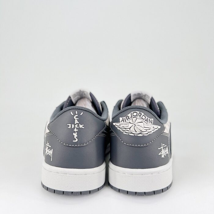 NIKE AIR JORDAN 1 LOW X TRAVIS SCOTT X FRAGMENT DESIGN OG SP OFF WHITE GREY BLACK XZ3398 003 - Image 5