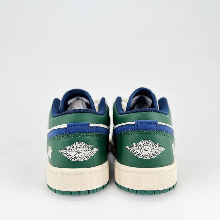 NIKE AIR JORDAN 1 LOW BAPE WHITE BLUE - Image 5