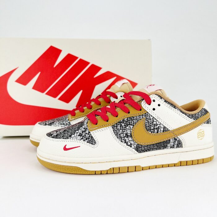 NIKE SB DUNK LOW SNAKE YEAR LIMITED EDITION WHITE BLACK YELLOW HOOK CY5979 102 - Image 2