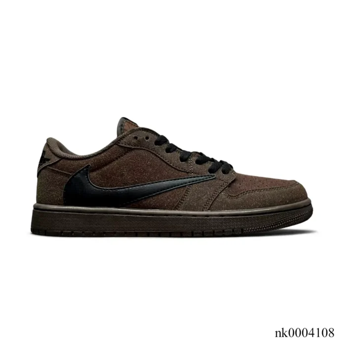 Travis Scott x AJ 1 Low OG Velvet Brown Shoes Sneakers – nk0004108