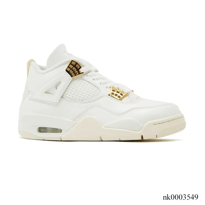 AJ 4 Sail Metallic Gold Shoes Sneakers – nk0003549