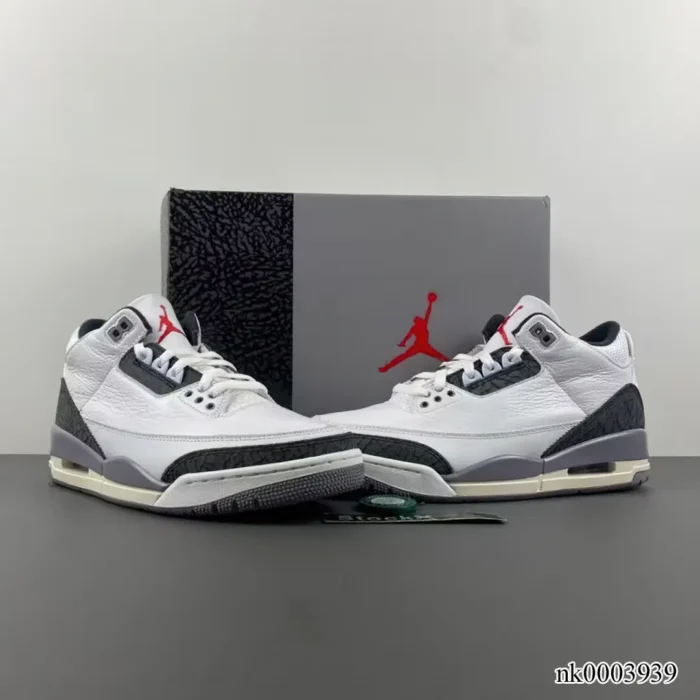 AJ 3 Cement Grey Shoes Sneakers – nk0003939 - Image 9