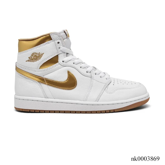 AJ 1 High OG Metallic Gold Shoes Sneakers – nk0003869