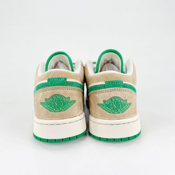 NIKE AIR JORDAN 1 LOW X GUCCI WHITE GREEN BROWN - Image 4