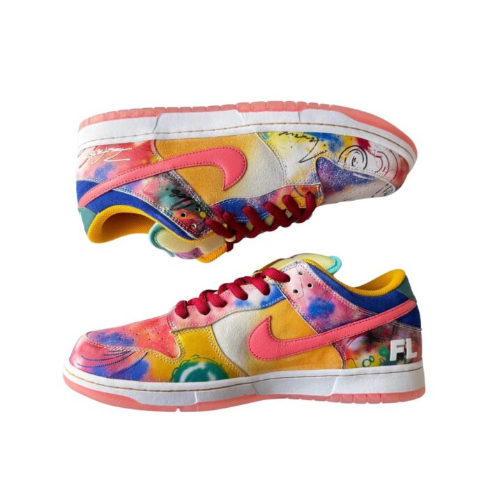 NIKE SB DUNK LOW X FUTURA LABORATORIES SUNBLUSH MULTICOLOR HF6061 700 - Image 3