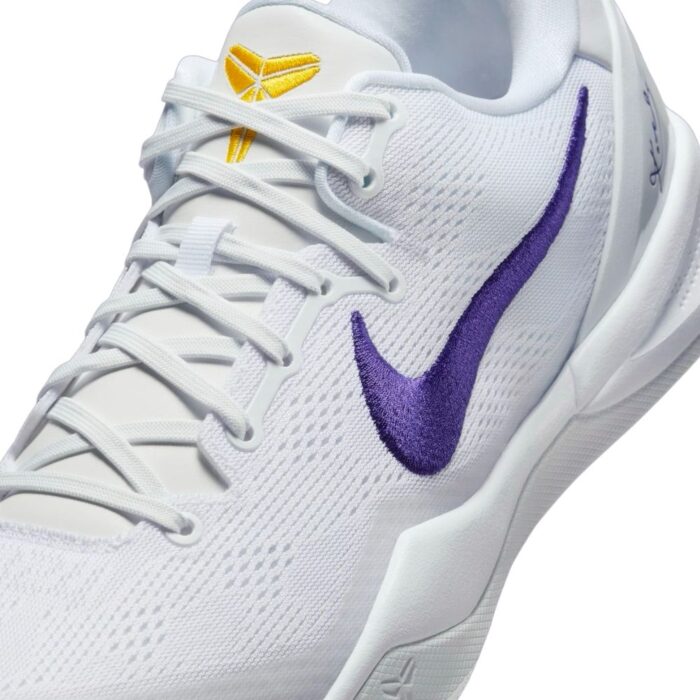 NIKE KOBE 8 PROTRO LAKERS HOME WHITE HF9550 100 - Image 2