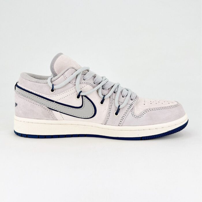 NIKE AIR JORDAN 1 LOW X BAPE NEUTRAL GREY - Image 3