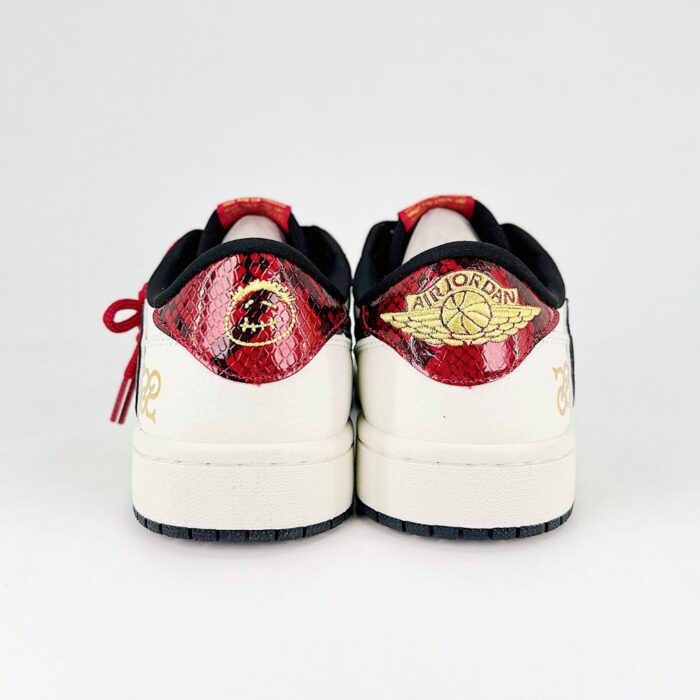 NIKE SB DUNK LOW LUNAR YEAR OF THE SNAKE WHITE BLACK - Image 7