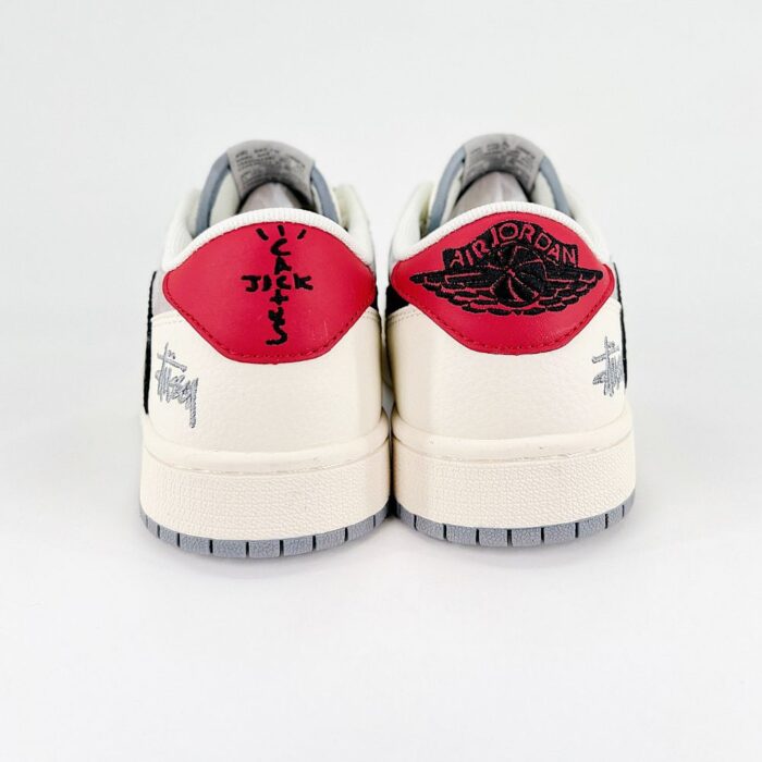 NIKE AIR JORDAN 1 LOW X TRAVIS SCOTT X STUSSY LUNAR YEAR OF THE SNAKE GREY - Image 3