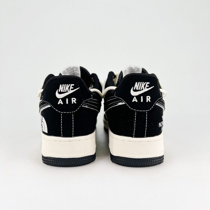 NIKE AIR FORCE 1 X THE NORTH FACE BLACK WHITE - Image 3