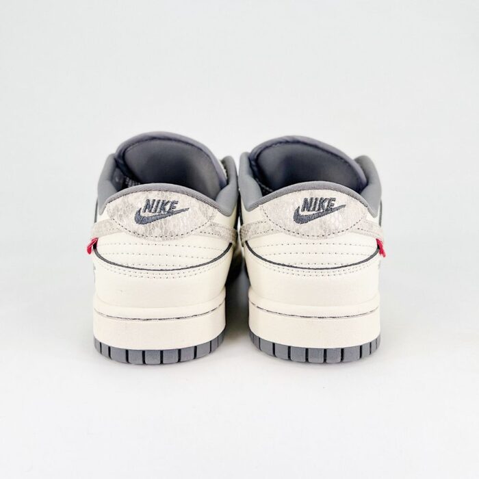 NIKE DUNK SB LOW X SUPREME LUNAR YEAR OF THE SNAKE WHITE GREY - Image 3