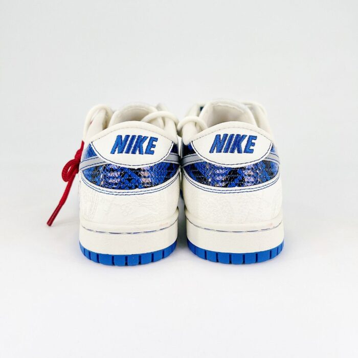 NIKE DUNK SB LOW X MONCLER LUNAR YEAR OF THE SNAKE BLUE WHITE - Image 3