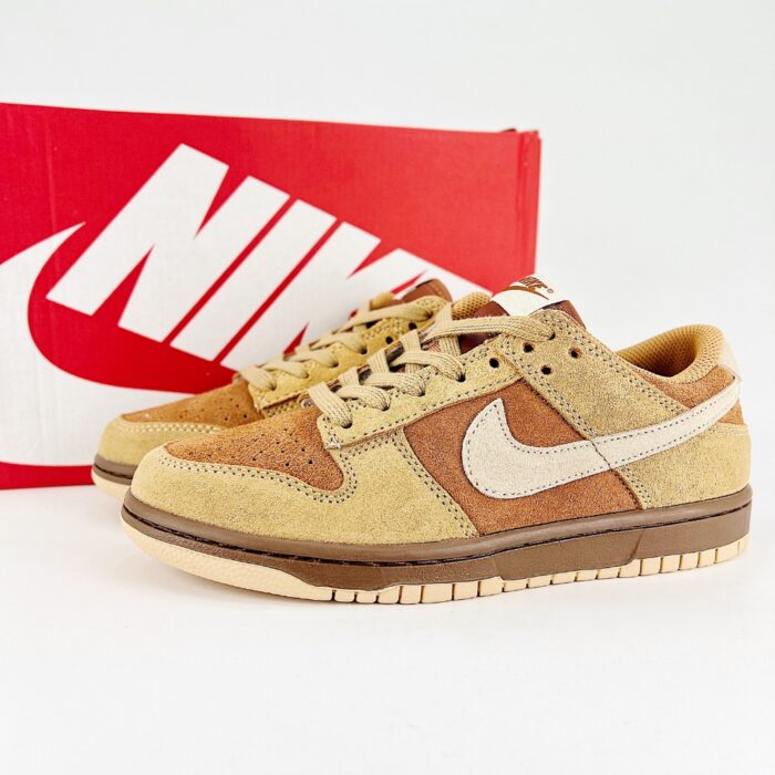 NIKE DUNK LOW FLAX LIGHT BRITISH TAN SESAME HV2512 200 - Image 2