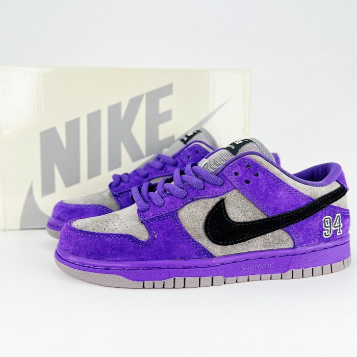 NIKE SB DUNK LOW X SUPREME PACK PURPLE - Image 2