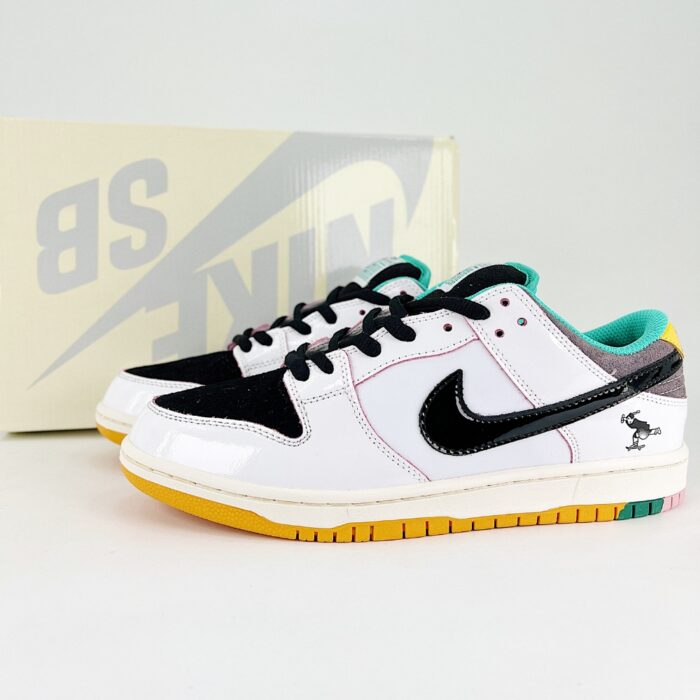 NIKE SB DUNK LOW X CSEF SUMMIT WHITE BLACK IRON GREY CLEAR EMERALD BUCKTAN HJ4132 100 - Image 2