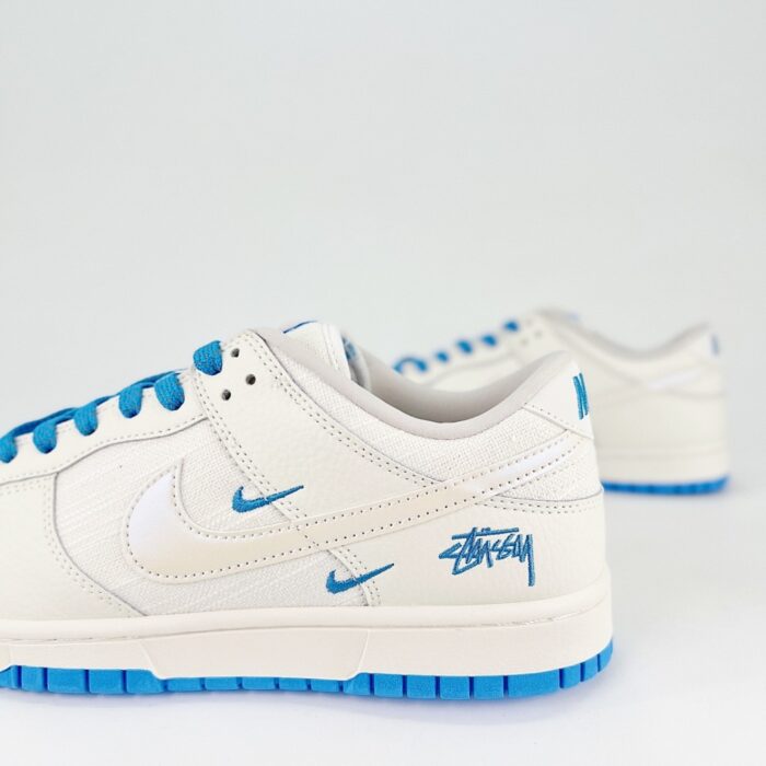 NIKE DUNK LOW STUSSY WHITE LIGHT BLUE KK1888 014 - Image 3