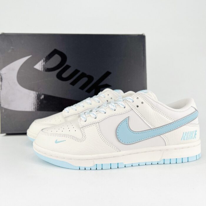 NIKE SB DUNK LOW WHITE BEIGE BLUE KK1888 009 - Image 2