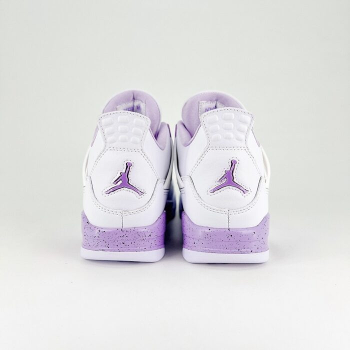 NIKE AIR JORDAN 4 RETRO PURPLE WHITE - Image 5