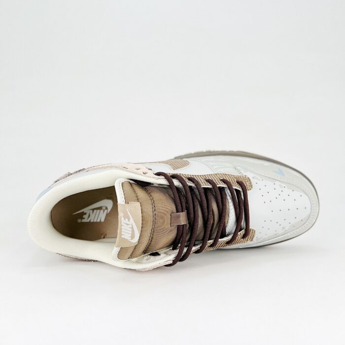 NIKE SB DUNK LOW YEAR OF THE DRAGON BEIGE BROWN WHITE - Image 4