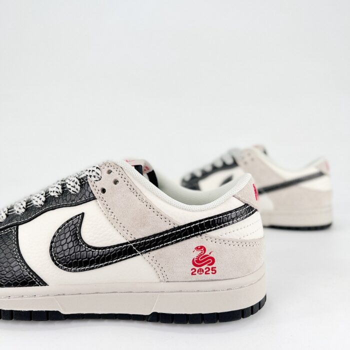 NIKE SB DUNK LOW SNAKE YEAR LIMITED ANNIVERSARY WHITE BLACK BEIGE XX9929 029 - Image 3