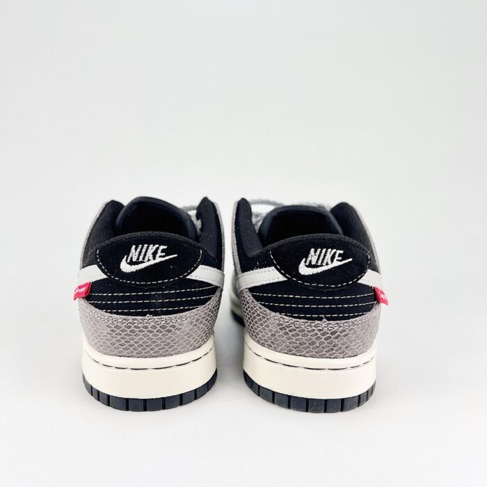 NIKE SB DUNK LOW X SUPREME YEAR OF THE SNAKE LIMITED EDITION BLACK GRAY SMALL HOOK STARS XS1086 017 - Image 5