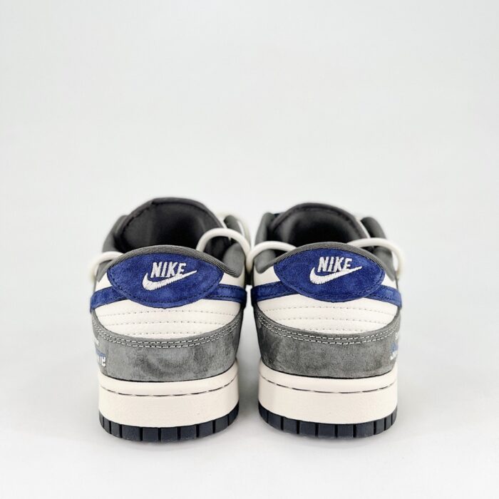 NIKE SB DUNK LOW SUPREME JOINT GRAY WHITE BLUE HOOK DRAWSTRING XS1186 100 - Image 5