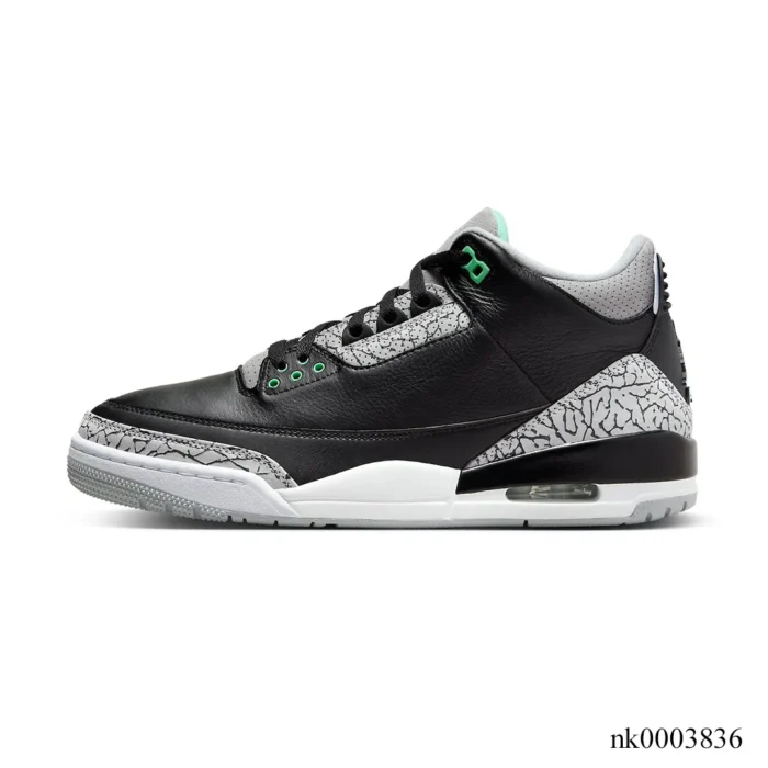 AJ 3 Green Glow Shoes Sneakers – nk0003836 - Image 2