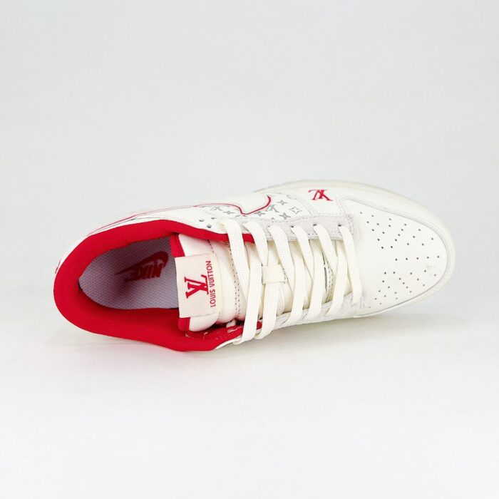 NIKE SB DUNK LOW X LOUIS VUITTON RED WHITE - Image 5