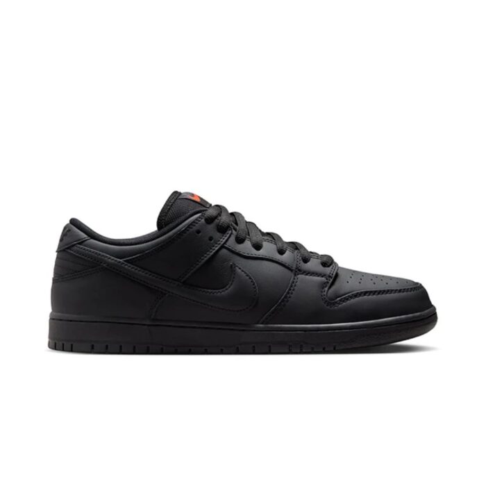 NIKE SB DUNK LOW PRO ISO TRIPLE BLACK FJ1674 001 - Image 4