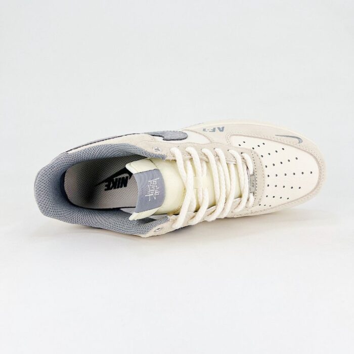 NIKE AIR FORCE 1 X STUSSY GREY BEIGE - Image 7