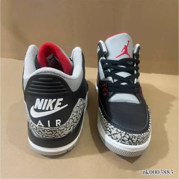 AJ 3 Black Cement Shoes Sneakers – nk0003883 - Image 6