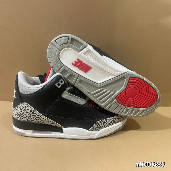 AJ 3 Black Cement Shoes Sneakers – nk0003883 - Image 5