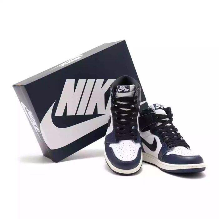 NIKE AIR JORDAN 1 HIGH OG MIDNIGHT NAVY BLUE DZ5485 401 - Image 2