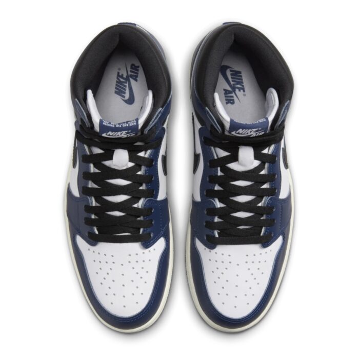 NIKE AIR JORDAN 1 HIGH OG MIDNIGHT NAVY BLUE DZ5485 401 - Image 4