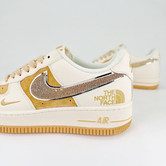 NIKE AIR FORCE 1 LOW X THE NORTH FACE ORANGE - Image 5