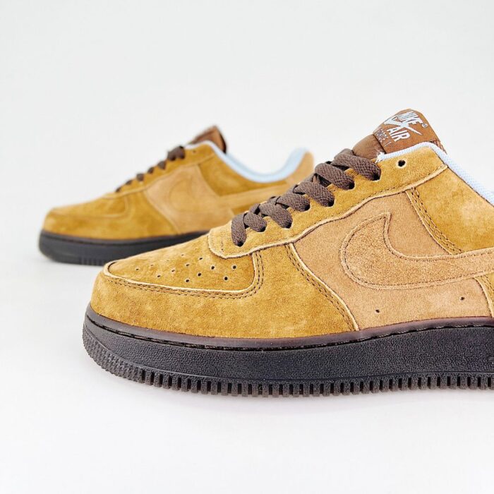 NIKE AIR FORCE 1 LOW LIGHT BRITISH TAN IB4617 222 - Image 5